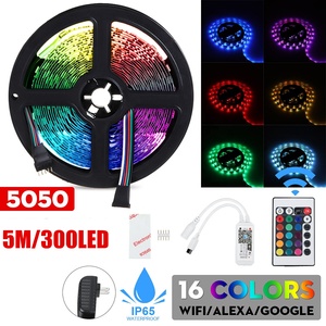 Tira LEED RGB Richt bares SMD5050 30leds/m 5m/Rolle LED-Streifen Wifi-Steuerung Dimm bares LED-Streifen-RGB-Kit - Product Image 5