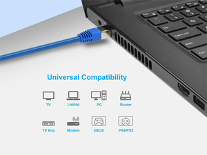 SYONG 0,3 M-20M Cat 7 Cooper Netzwerk kabel LAN-Kabel SSTP CAT6A/CAT7 Ethernet-Kabel RJ45 Slim Patchkabel für Laptops Computer - Product Image 4
