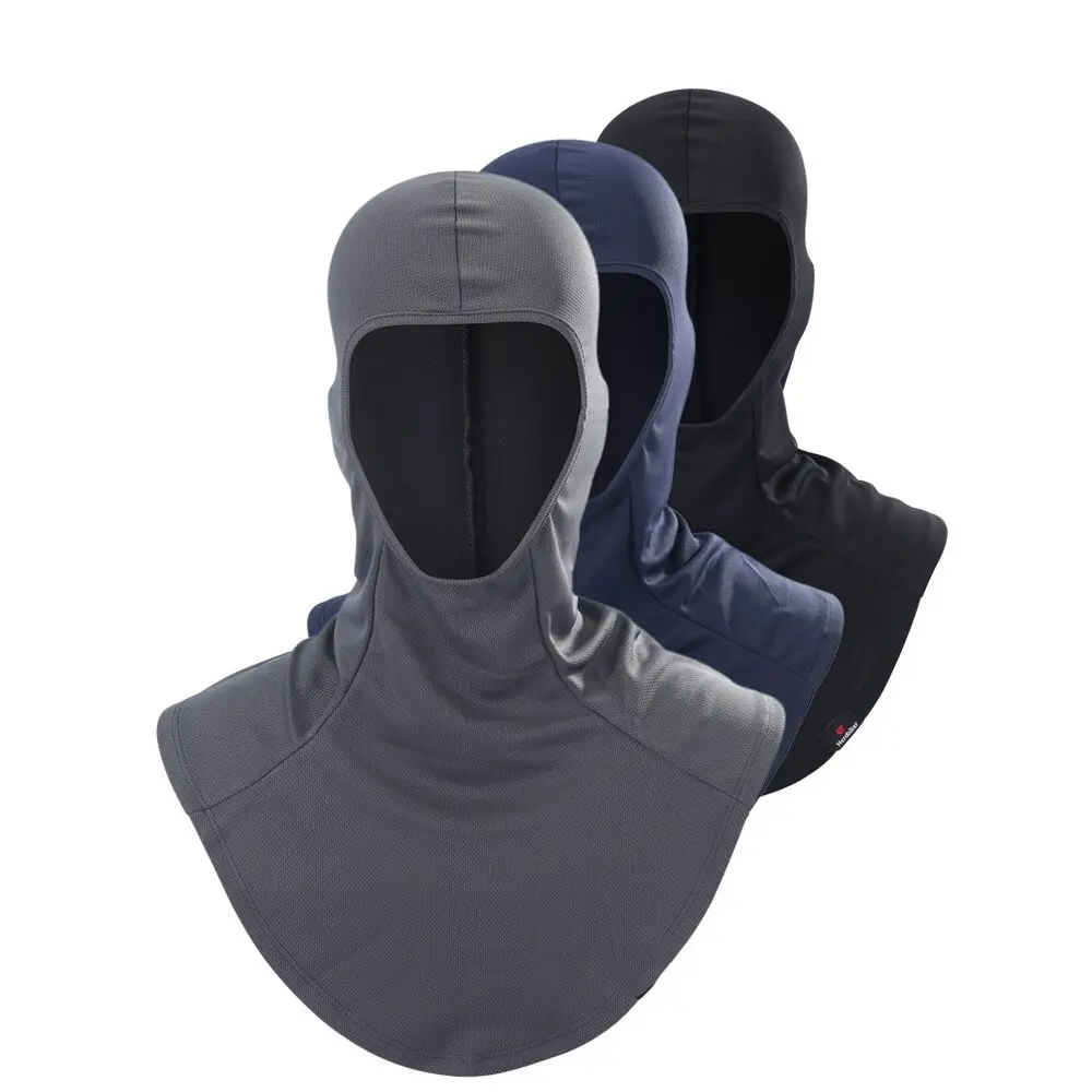 Masques fins respirants rafraîchissants personnalisés, cagoule à un trou pour le visage, masque de cyclisme pour la protection solaire