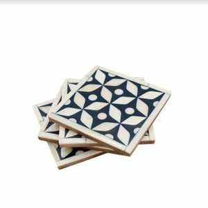 Lüks Boneinaly çay bardağı altlığı Set 4 parça çay bardağı altlığı çay bardağı ve Mat kemik kakma için en iyi kalite ile - Product Image 3