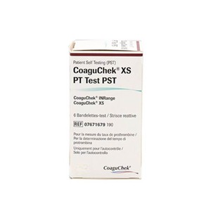 CoaguChek XS PT-Teststreifen 24 & 48 Count Genaue INR-Überwachungs streifen für das CoaguChek XS-System Zuverlässige PT-Tests - Product Image 1