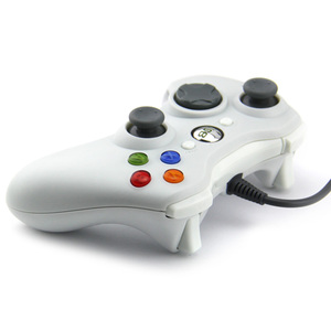 HONSON USB kablolu titreşim Gamepad için PC denetleyicisi için Windows 7 / 8 / 10 değil Xbox 360 için yüksek kalite ile * beyaz - Product Image 4