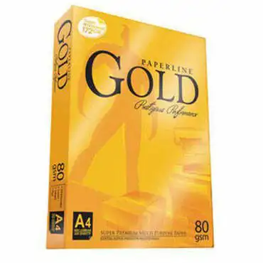 Qualidade Premium Baixo preço Paperline Gold A4 Papel De Cópia 80 gsm 500 FOLHAS POR SONHO Vendas Baratas