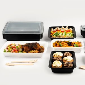 定制塑料Pop Top容器套装PET/<span class=keywords><strong>PP</strong></span>材料，用于包装食品，如蛋糕寿司果冻面条糖