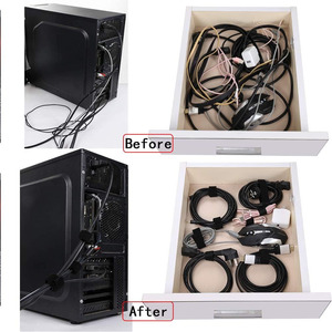 Customized Factory Wire Management Back to Back <strong>Hook</strong> and <strong>Loop</strong> <strong>Strap</strong>