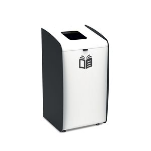 Bold Roxy Steel Open Top Recycling <strong>Bin</strong> Eye-Catching Color for Convenient Commercial Kitchen Use - Product Image 3