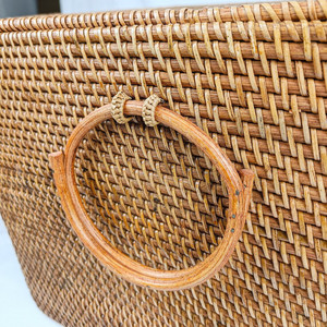 Cheapest Price Natural Big Rattan Storage, Natural Rattan <strong>Trunk</strong> for Home Storage and Organization Handmade From Vietnam - Product Image 4