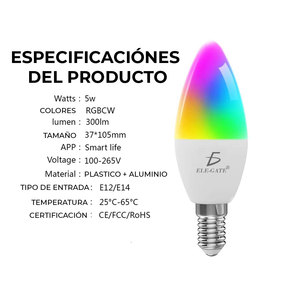 Smart Colored Spotlight With Wifi RGB LED <strong>Light</strong>