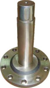 Suplined <strong>Shafts</strong> with Flang Used to Transmit High Torques While Enabling Simultaneous Axial Movement Industrial Splined <strong>Shaft</strong> - Product Image 2
