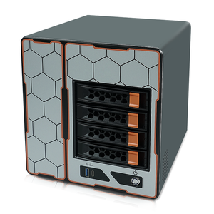 Portable 4 Bay Nas Aluminum case Server <strong>Computer</strong> B250 Four Hard Disk Slots <strong>Cloud</strong> <strong>Network</strong> Storage Nas - Product Image 1