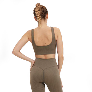 En çok satan kadın Yoga setleri nefes katı desen artı boyutu İpli kapatma ile yeni tasarım-toptan için - Product Image 6