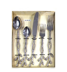 Popular American Look Design Cutlery Set With Rose <strong>Gold</strong> <strong>Colored</strong> <strong>Flatware</strong> and Tableware Use Cutlery Sets - Product Image 5