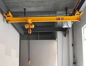 2025 thiết kế mới LX loại <span class=keywords><strong>monorail</strong></span> underslung cần cẩu trên không, 3 tấn/5 tấn/10 tấn/15 tấn/20 tấn đơn chùm cầu cẩu - Product Image 4