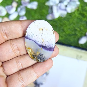 Purple Dendrite Opal Cabochon Mix Shape in All Sizes <strong>Jade</strong> Bead Handmade Nice Smooth Loose Natural Purple Dendrite Opal Gemstones - Product Image 5