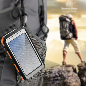 便携式电池充电器外部20000毫安太阳能电源组，带双5V USB端口输出外部电池组，用于野营 - Product Image 2