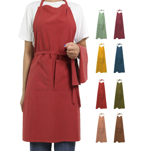 Morandi kırmızı boş renkli süblimasyon özel Nordic tasarım baskılı pişirme organik pamuk keten önlük ile kurulama bezi - Product Image 1