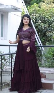 Sequence Boutique Collection Lehenga <span class=keywords><strong>Choli</strong></span>大人向け女性用パーティーウェア輸出品質の刺繍付き割引価格