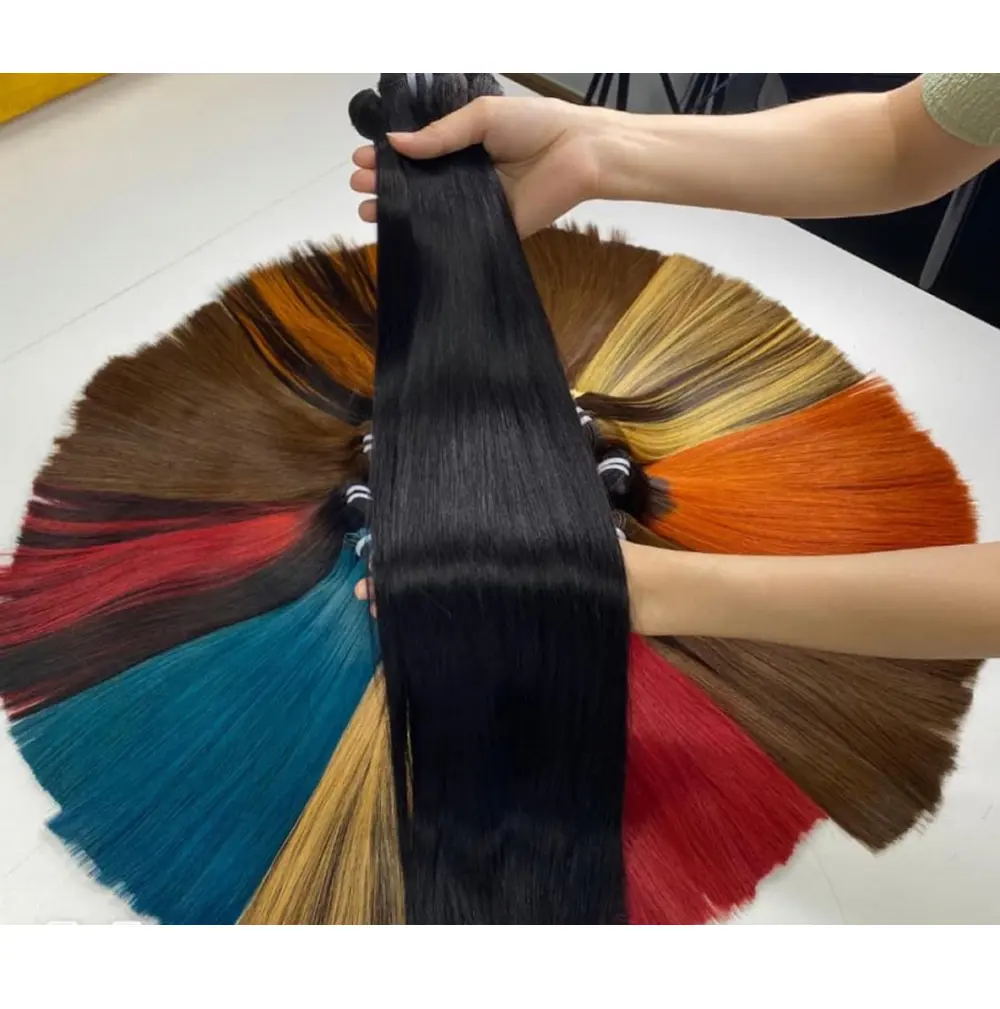 Wholesale 2022 Bundle/ Bulk/ Tape In/ Clip in Color Hair Best Quality no tangled and short hair high quality