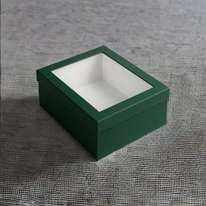 Caja de embalaje de papel personalizada con ventana transparente Caja de regalo de cartón rígido ecológico para cosméticos de panadería y exhibición minorista - Product Image 6