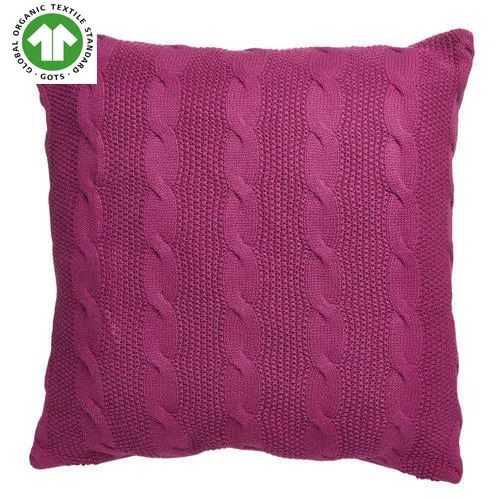 Almohada personalizada de 100% algodón Textiles para el hogar Cojín de lujo Jacquard Fundas de cojines Almohada