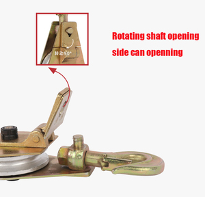 1 tonelada, 2 toneladas, 5 toneladas, bloque de polea de encordado, línea de transmisión, herramientas de encordado con el mejor precio, bloque de polea doble de acero inoxidable - Product Image 6