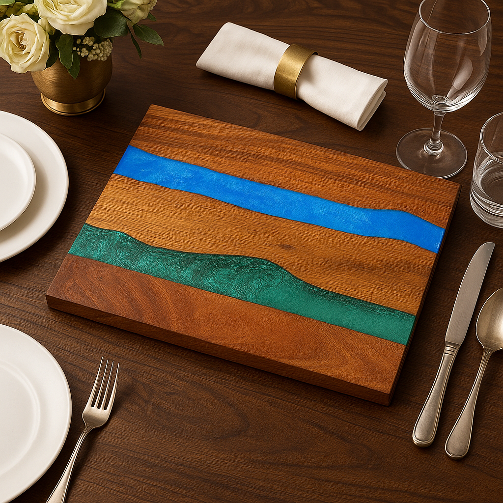 สีฟ้าและสีเขียว