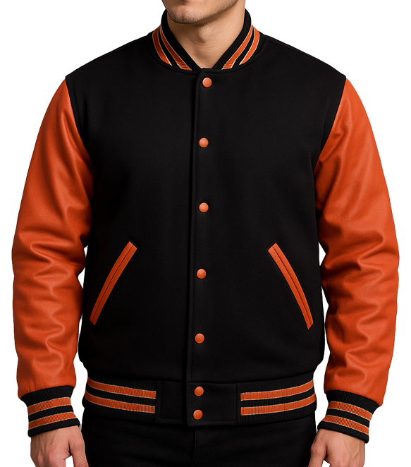 Naranja y negro