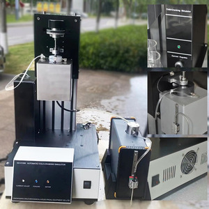 Simulador de arranque en frío automático con pruebas de viscosidad aparente y muestreo de aceite bajo demanda
