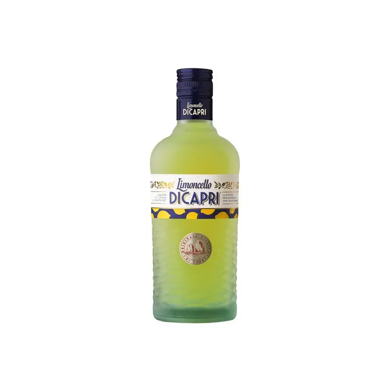 Spiritueux italiens traditionnels de haute qualité Limoncello di Capri liqueur digestive avec de vrais citrons de Sorrente 50 cl