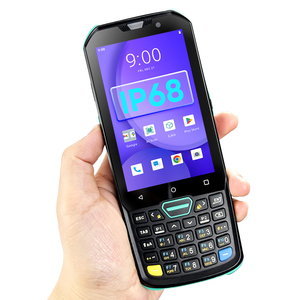 Android 11 Wireless Wi-Fi 4G Warehouse Delivery Retail Inventory IP68 Rugged PDA Barcode Scanner Data Collector <strong>with</strong> <strong>Keyboard</strong> - Product Image 1