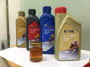 Vietnam k-yağ M9 4AT motosikletler yağ JASO MA2 API SM 10W-40 şiddetle tavsiye mükemmel koruma tam sentetik yağ - Product Image 6