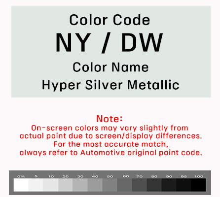 Hyper argent métallisé