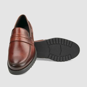 TAPI男士真皮防滑礼服鞋 -- 舒适时尚的正式棕色休闲鞋 - Product Image 3