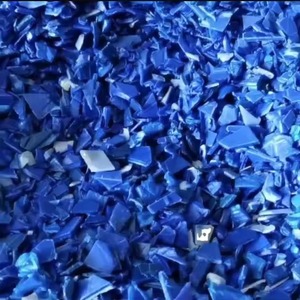 <span class=keywords><strong>HDPE</strong></span>リグラインドドラムフレークブルー & ホワイトLDPE顆粒包装用スクラップバイヤー工場直販