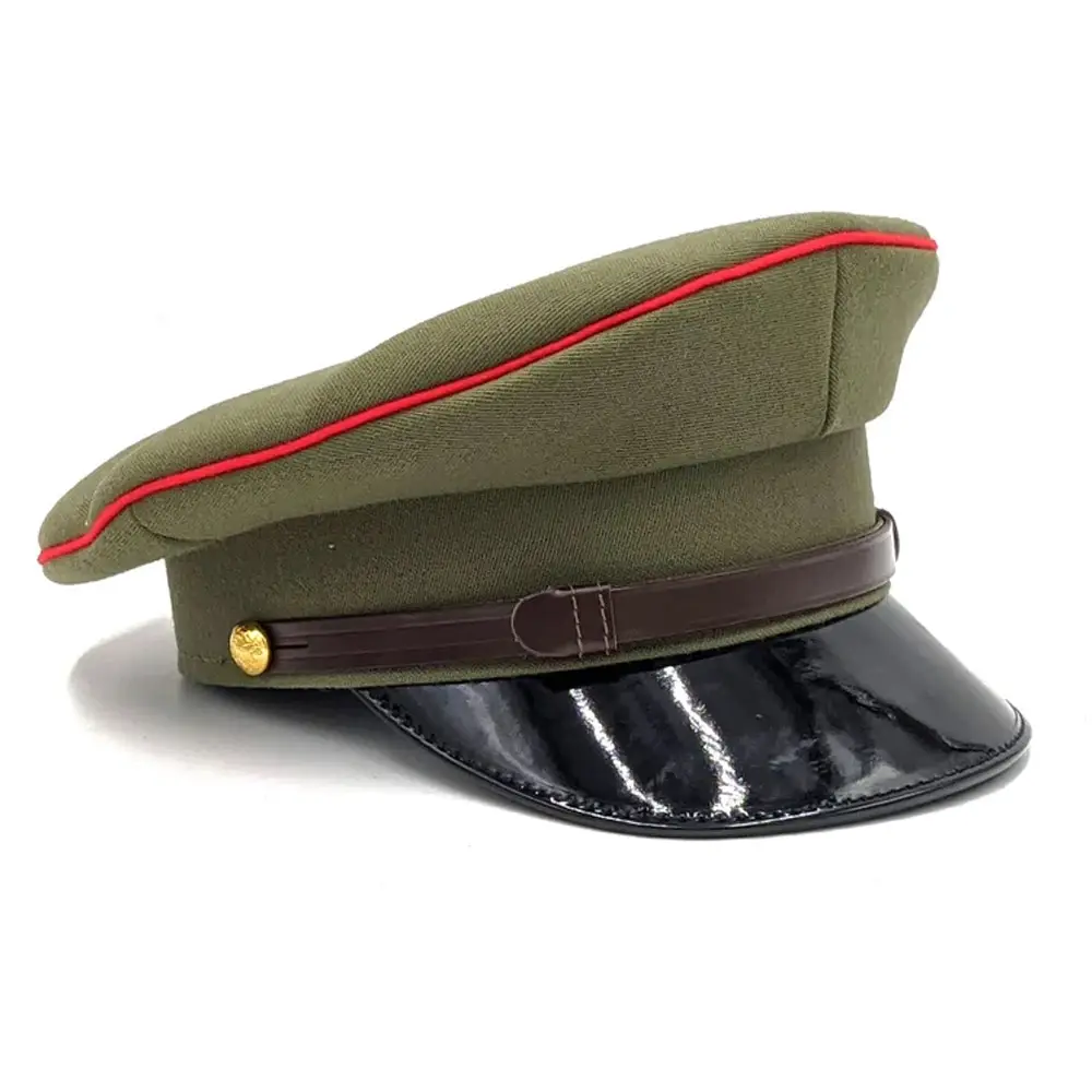 В зеленом цвете, лучшее качество, сделанное вручную, сделай сам, оптовая продажа мужских офицерских кепок от кавалерийской компании SKT