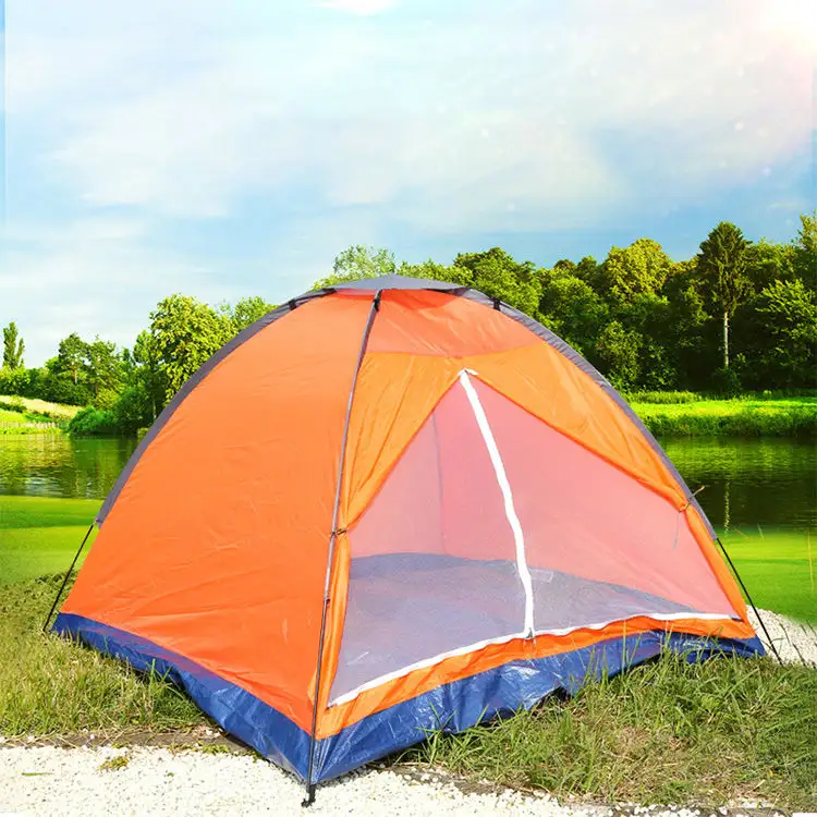 Groothandel Outdoor Sport Camping Waterdichte Draagbare Opvouwbare Familie 3-4 Persoons Huis Tenten