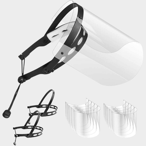 取り外し可能な機能を備えた耐久性のあるクリアフェイスシールド - Product Image 3