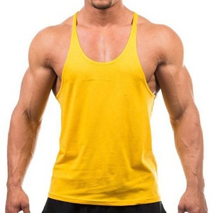 Atacado personalizado homens algodão branco sem costura fitness bodybuilding undershirt treinamento <span class=keywords><strong>string</strong></span> singlet ginásio tank tops colete para homens