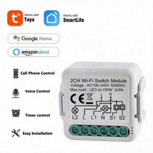 Rete 3.0 Wifi Zigbee sistema domestico intelligente Tuya Rf Mini modulo interruttore 250v modulo interruttore senza neutro - Product Image 2