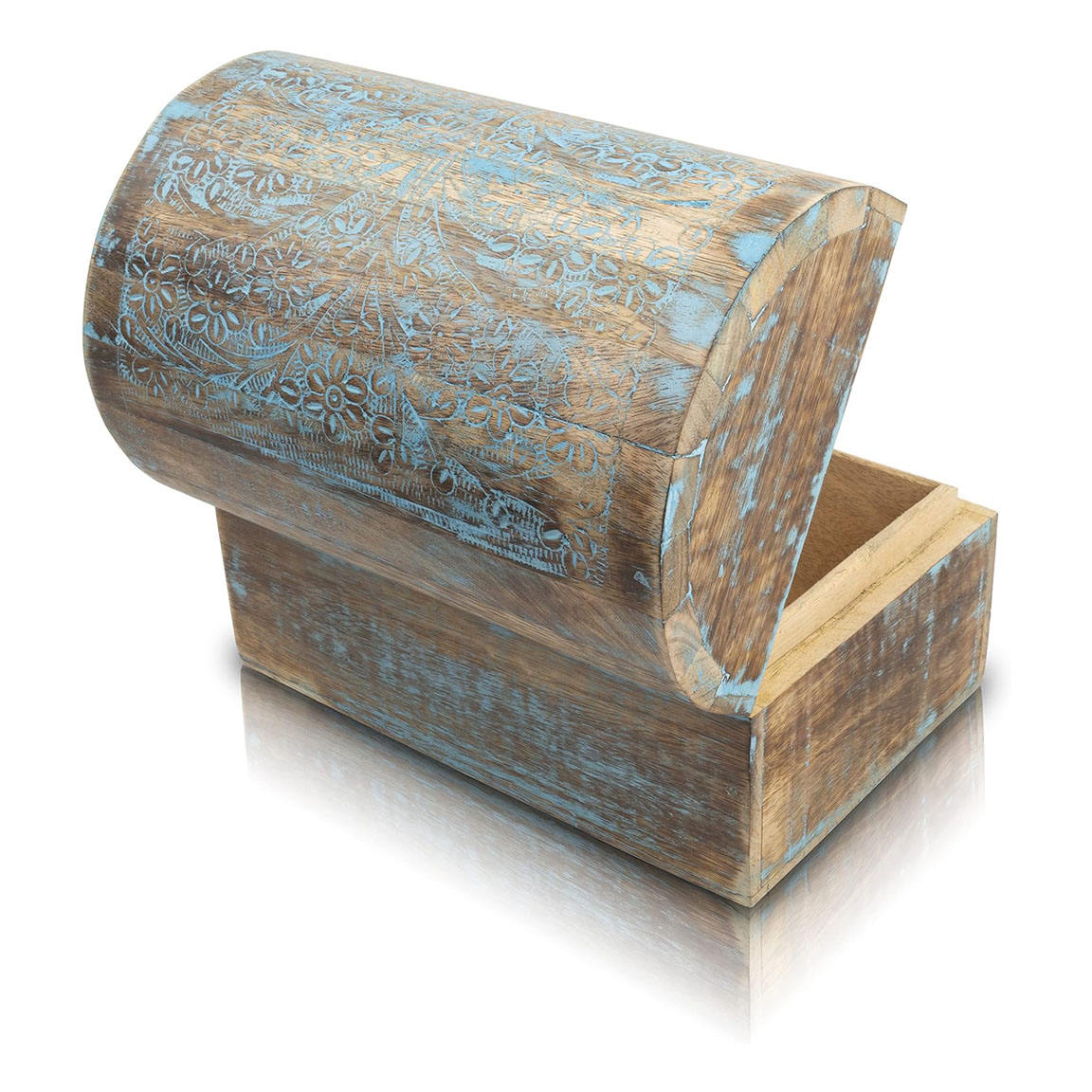 ล้างสีฟ้าเสร็จแล้ว