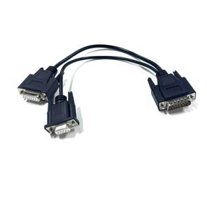 สายเคเบิล24AWG ตัวแยกสัญญาณรูปตัว Y 15V สำหรับ DB9และ DB15ตัวเมียสำหรับข้อมูลเซ็นเซอร์ในรถยนต์ - Product Image 2