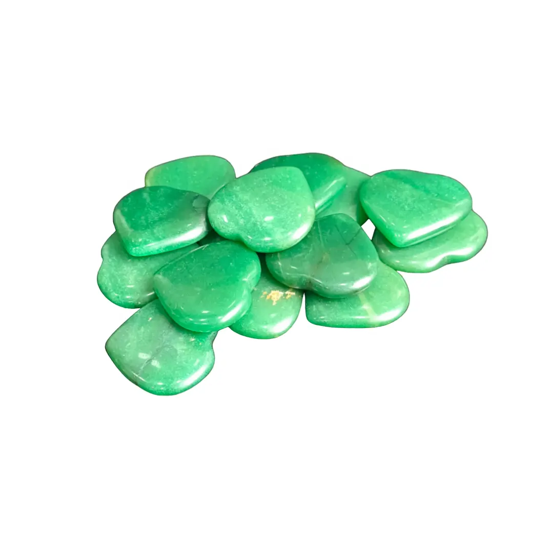 Mini Cristal de piedras preciosas de Jade verde de la mejor calidad, para fabricación de joyas, precio al por mayor de la India