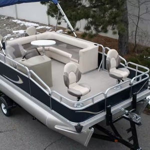 2023อลูมิเนียมตกปลา23ft 7.0ม./เรือสำราญโป๊ะเรือพร้อมไฟ LED สไตล์ใหม่ - Product Image 1