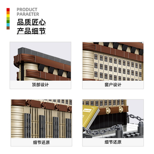 Wange Building Block Sets Architecture <strong>Flatiron</strong> Building <strong>Toy</strong> Kids Architecture Building Block Set - Product Image 6