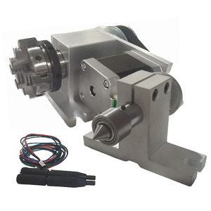 Altura central 44mm 4 mordazas Chuck 4:1 CNC 4 ejes portabrocas giratorio eje giratorio 4 ejes CNC giratorio para enrutador CNC - Product Image 4