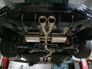 1 Set (2 Muffler) of 2.35&quot;/ 3&quot; Performance Valvetronic Exhaust Pipe Vacuum Cutout <strong>Valved</strong> Muffler with Electric Control <strong>Tip</strong> - Product Image 6