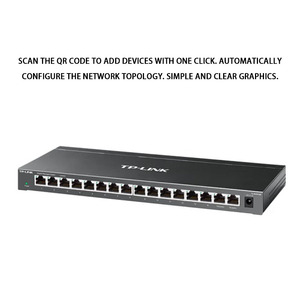 TP-LINK TL-SG2016K 16端口千兆以太网交换机POE功能100米传输距离云管理库存 - Product Image 4