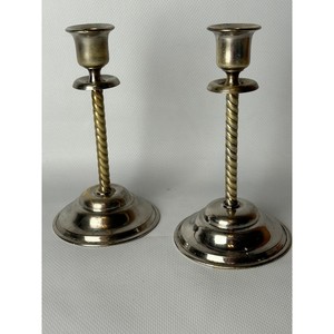 Nhà Máy Trực Tiếp Cổ Điển Nến Ánh Sáng Chủ Trong Kim Loại Swirl Brass Bắc Âu Thiết Kế Scandinavia , Centerpieces Trang Trí Nội Thất - Product Image 2