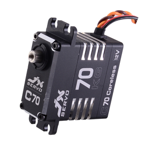 JX Servo C70 72KG 12V yüksek kalite tam Metal çekirdeksiz Servo Motor RC hobi İha robotik endüstriyel uygulamalar için - Product Image 2