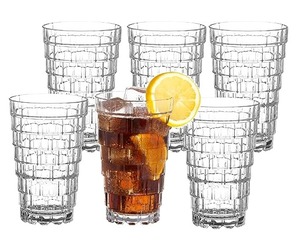 プレミアム350MLジュースグラスドリンクグラス,ハイボール鉛フリーグラス,水用タンブラー,ジュース,ビール,カクテルドリンク鯉